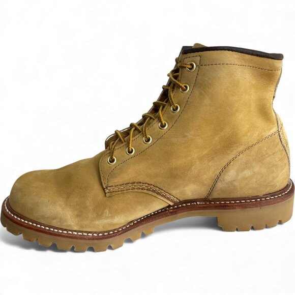 Chippewa Men's 13 Wheat Nubuck Leather Waterproof Work Boots - Picture 6 of 14